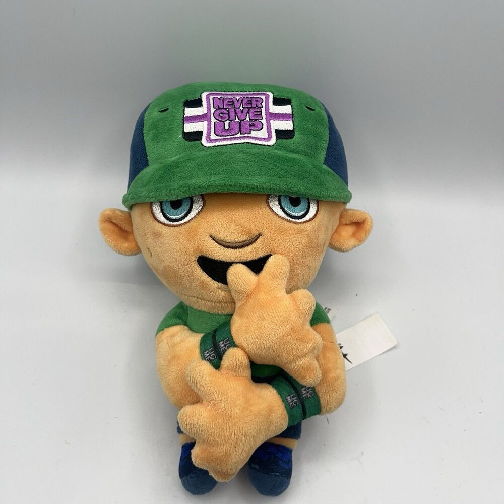 John Cena Never Give Up Stuffed Doll WWE Wrestling You Can’t See Me